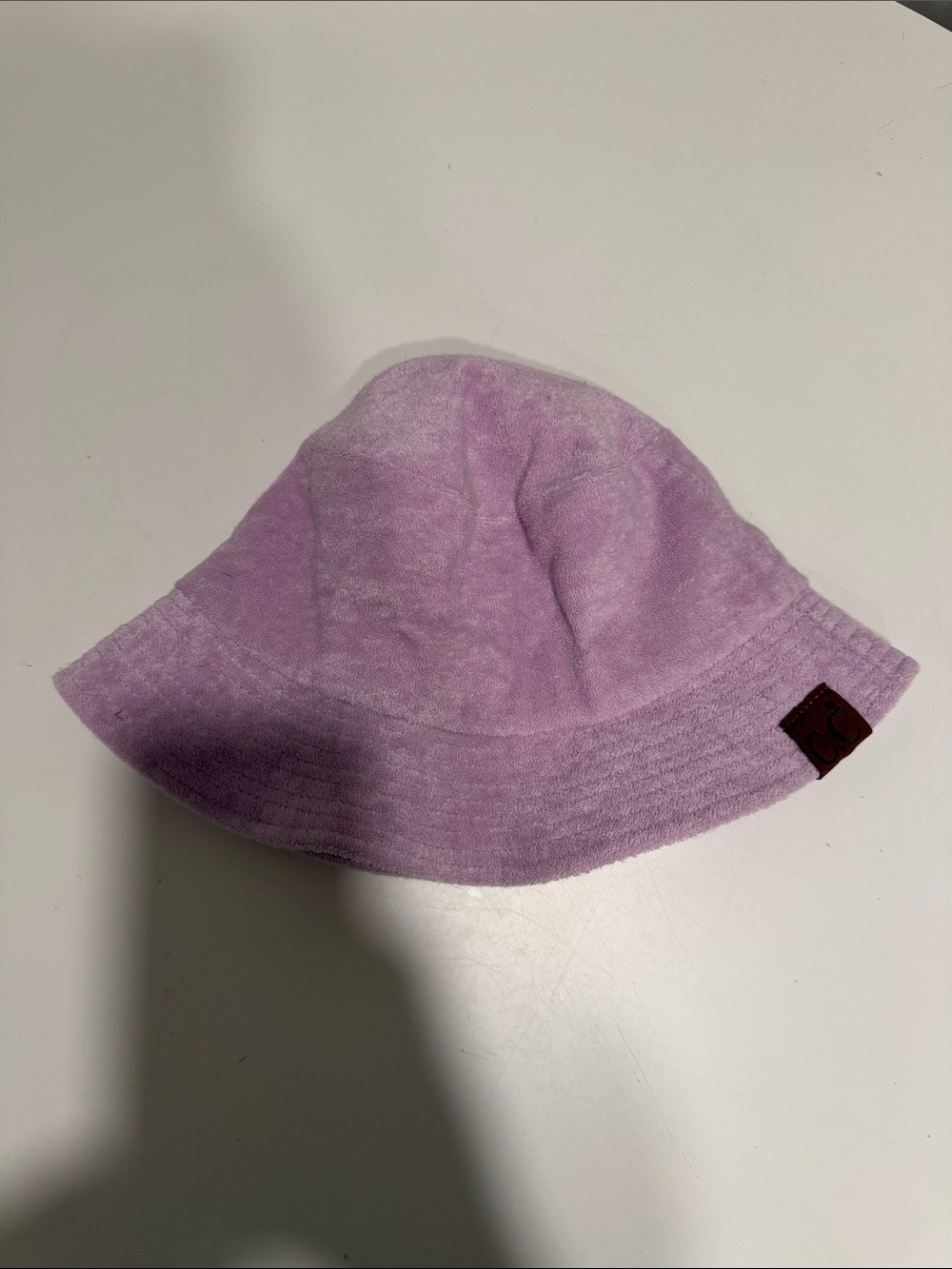 Kids Lavender Bucket Hat - Soft Terry Cloth